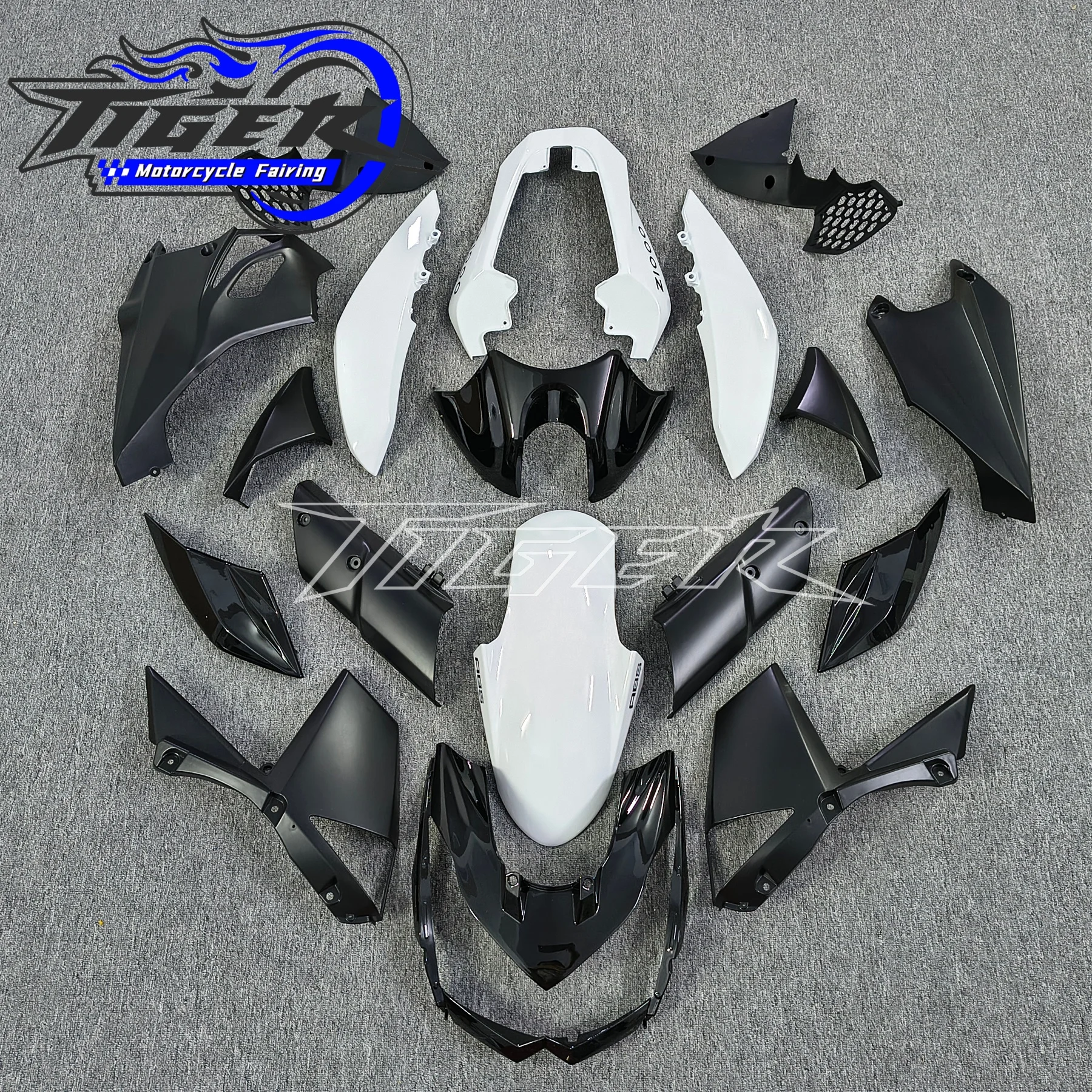 For Kawasaki Z1000 z 1000 2010 2011 2012 2013 motorcycle fairing ABS plastic carbon Painted Look body decoration kit