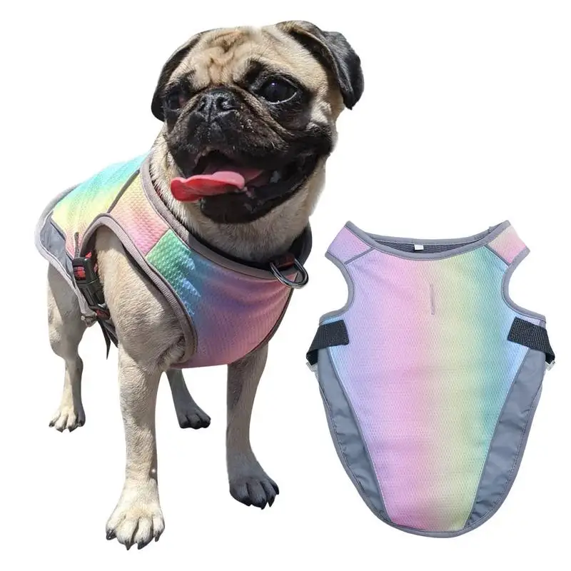 Summer Dog Cooling Vest Clothes Cooling Harness Puppy Cooling Vest Summer Easy Wear Pet Vest Coat Dog Cooling Clothes For Dog