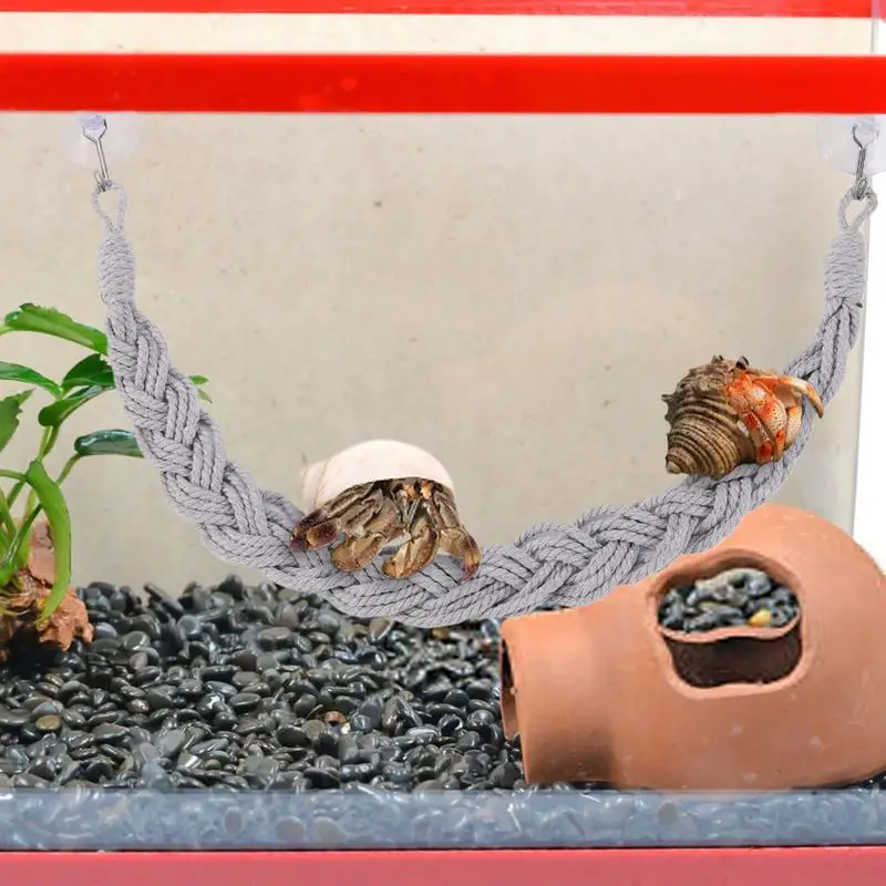 Hermit Crab Toys Hermit Crab Climbing Jute Rope Ladder Reptile Tank Terrarium Accessories Hermit Crab Climbing Jute Rope Ladder