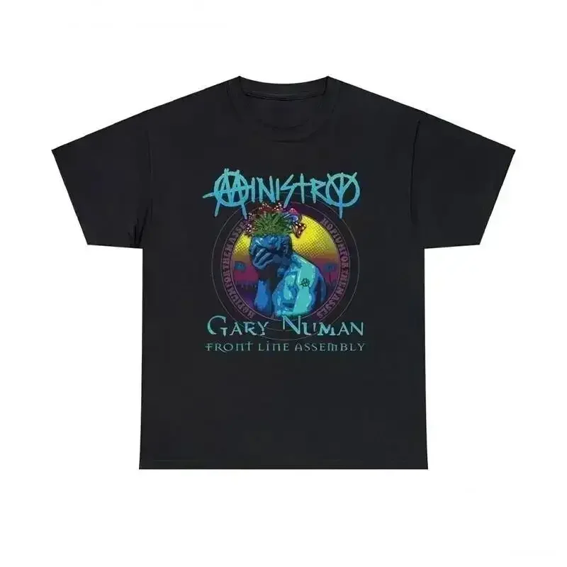 New Gary Numan Ministry Spring 2024 Tour For Fans S 5Xl T Shirt