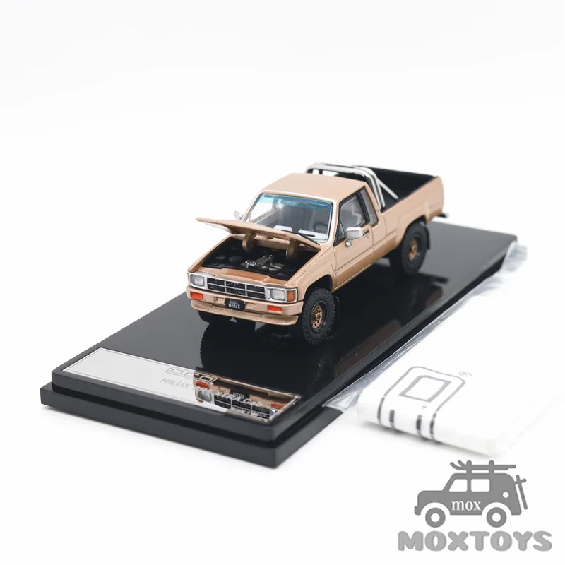 GCD 1:64 Hilux 1985 N50 SR5 Tundra pick-up modèle de voiture moulé sous pression