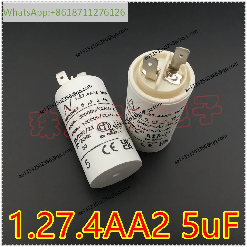 1pcs  ARCOTRONICS/AV 1.27.4 AA2 MKP 5uF inverter motor start-up capacitor