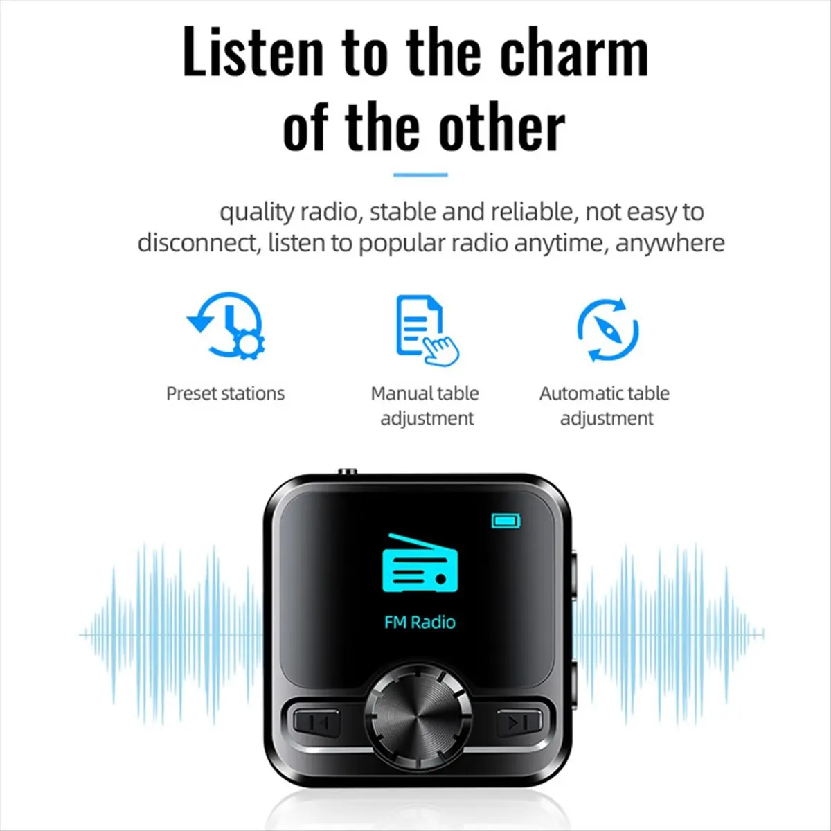 مشغل Mp3 محمول بلوتوث احترافي عالي الدقة مسجل صوت صغير راديو FM مسجل صوت إلكترونيات استهلاكية [AA74-AAA]