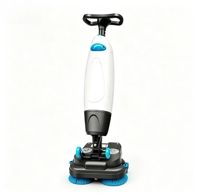 Cordless Electric Floor Scrubber Wet Dry Vacuum Cleaner Automatic Mop Battery Powered Hard Surface Washer Commercial Tool