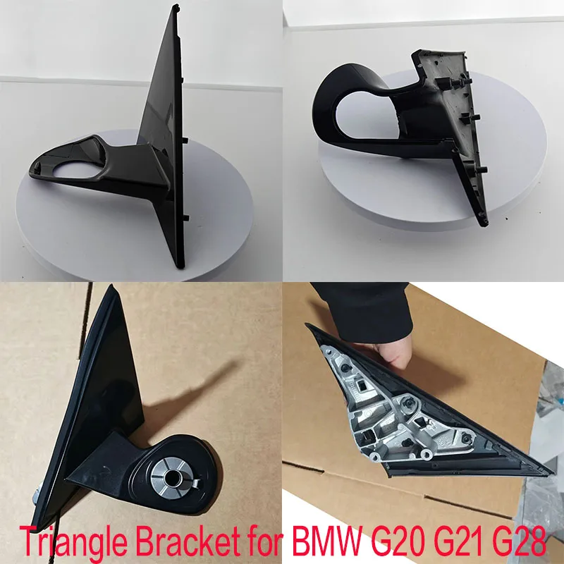 For BMW G20 G21 G28 Side Mirror Triangle Bracket Fixed Base Rearview Mirror Decorative Panel