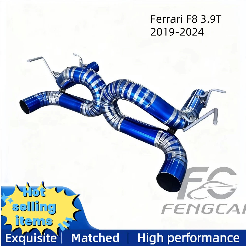 

Catback Exhaust Pips for Ferrari F8 3.9T 2019-2024 Titanium Alloy Exhaust System Modified Racing Performance