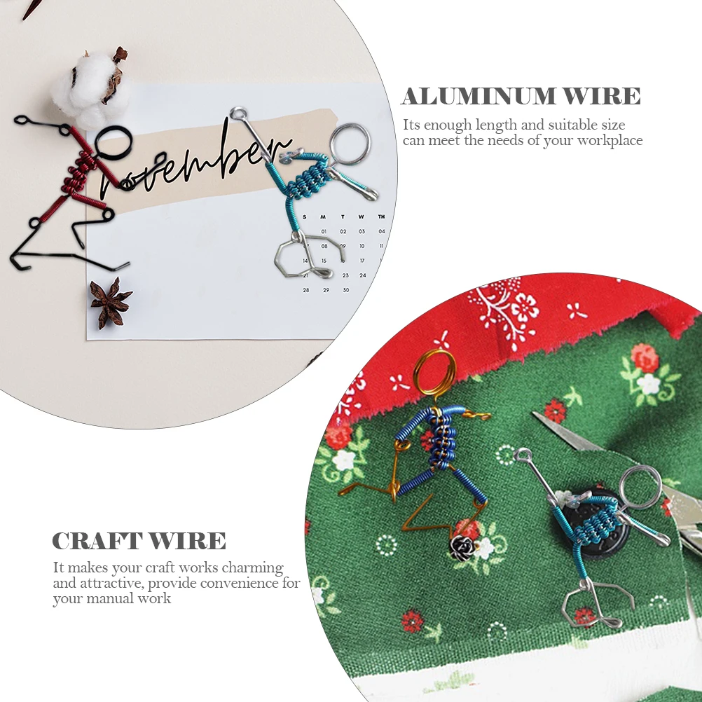 

Braided Aluminum Wire Colorful Beading for Jewelry Making Bendable Colored Craft