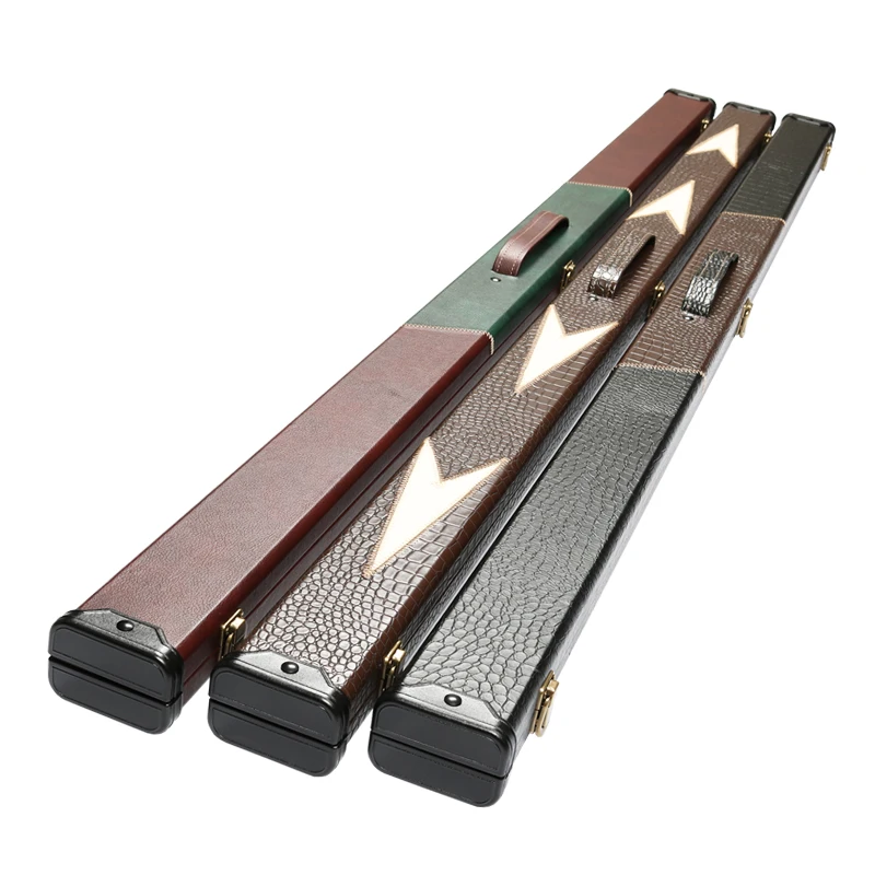 

Wholesale PU Billiard Cue Carrying Case for 2 Pieces Pool Snooker Straight Rod Box Cue Box
