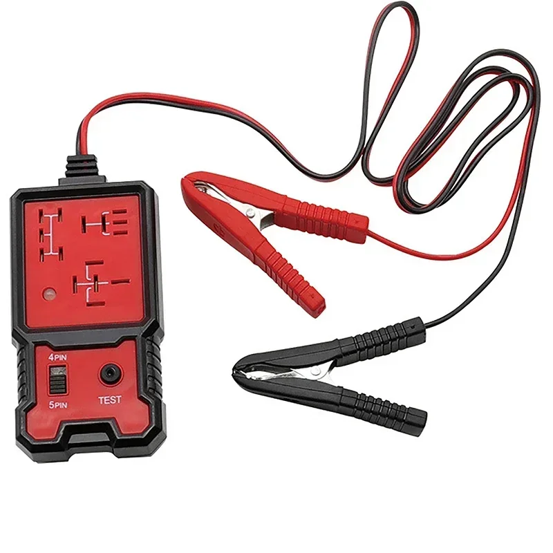 Universal 12V Automotive Relay Tester | LED Diagnostic Tool for Car Battery, Fuse & Voltage Check | Quick Pin Detection