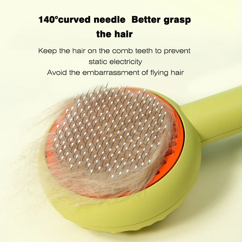 Cats Products Hair Brush Removal Combs For Hair Pet Grooming Massage Cleaning Anti-static Washable Comb for Dogs and Cats