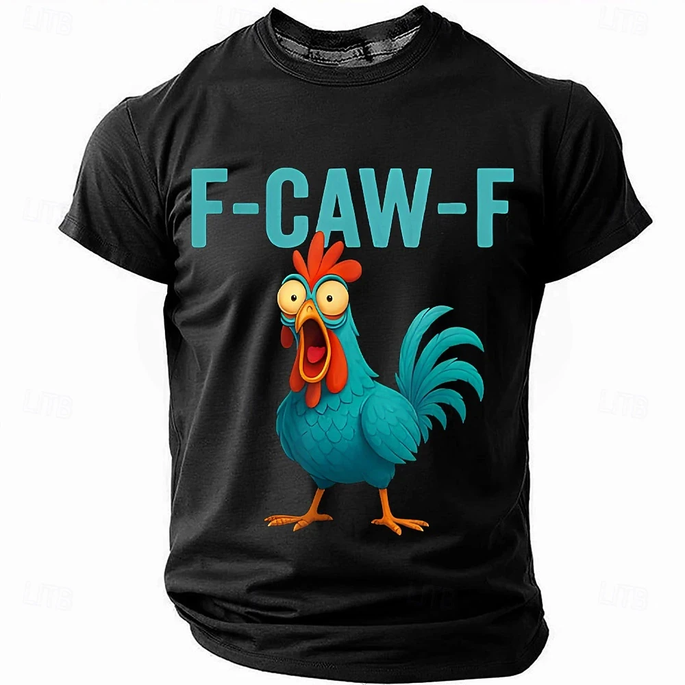 2025 موضة الحيوان الجرافيك تي شيرت مطبوع جديد الرجال تي شيرت الملابس حجم كبير س الرقبة قصيرة الأكمام تي شيرت تنفس تي شيرت للرجال