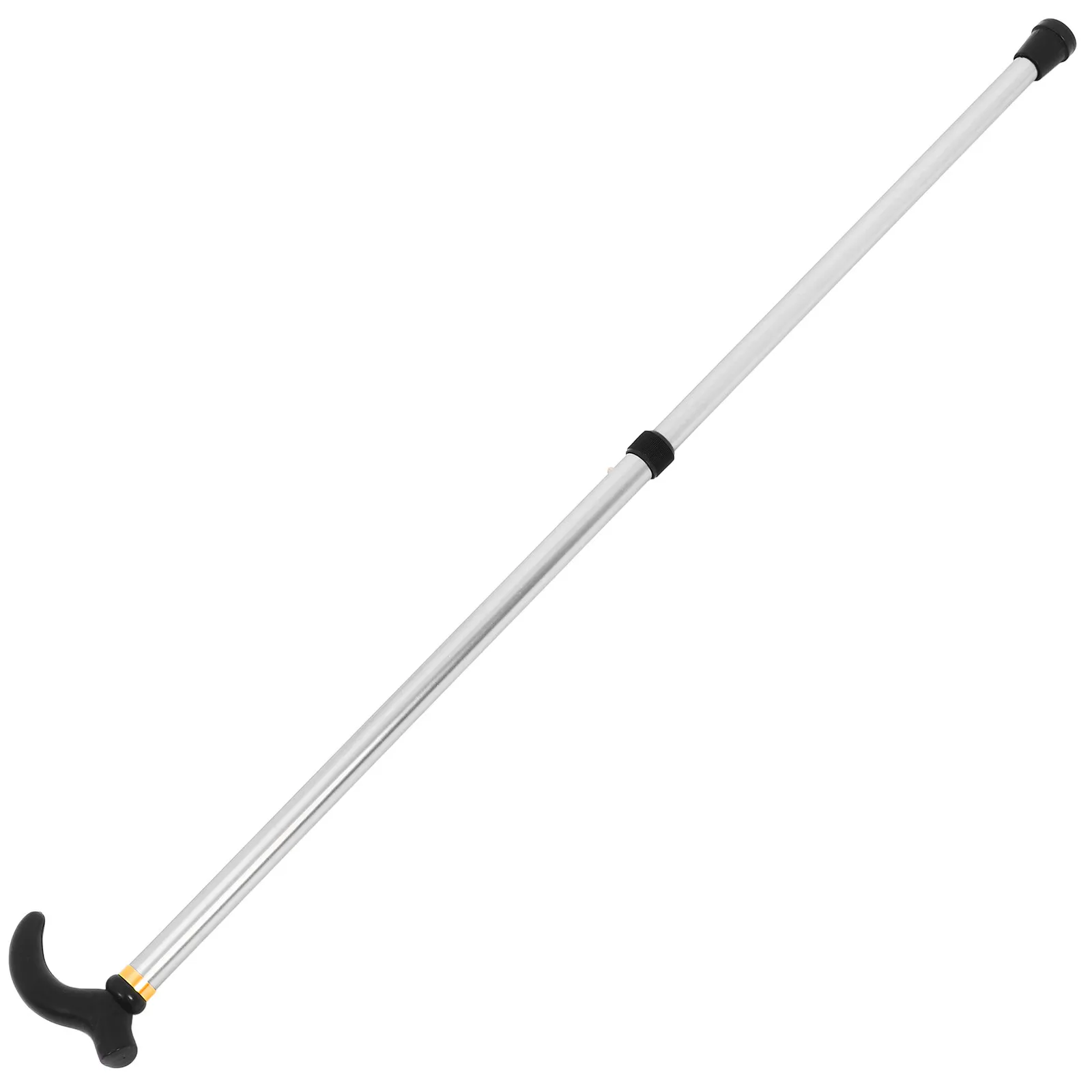 Senior Adjustable Telescopic Walking Cane Aluminum Alloy Lightweight Anti-Skid Bottom Foldable Mobility Aid for Elderly Men