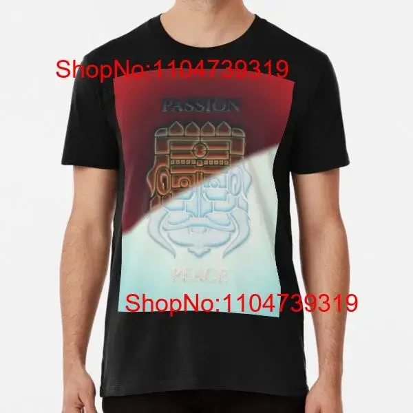 

Футболка Duality of Peace and Passion от S до 5XL, сделанная в Австралии, США, винтажная потертая homme, слегка уличная одежда, универсальная графика