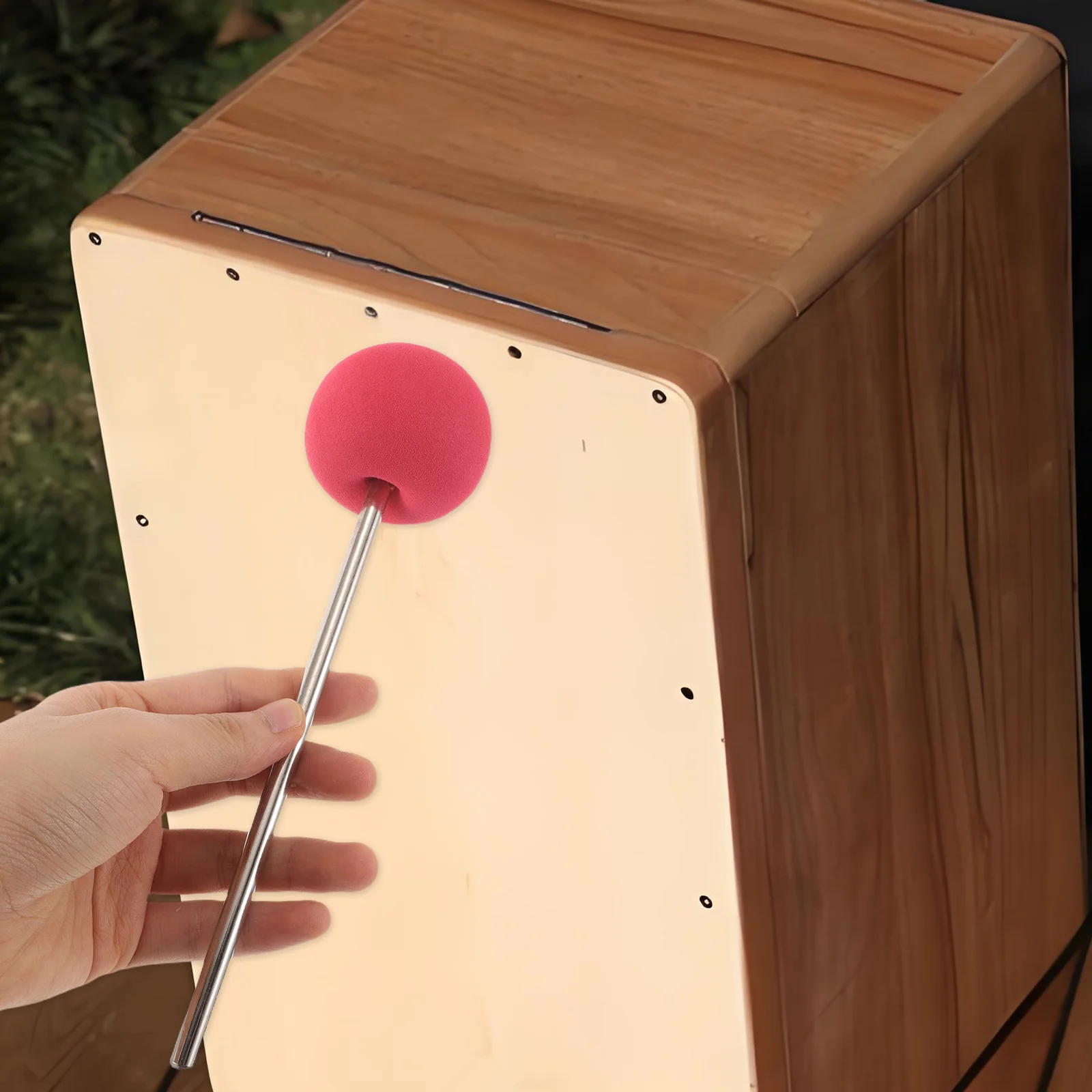 

Red Bass Drum Pedal Beater Replacement Soft Foam Kick Drum Hammer Part Percussion Instrument Supply for Stage and Practice