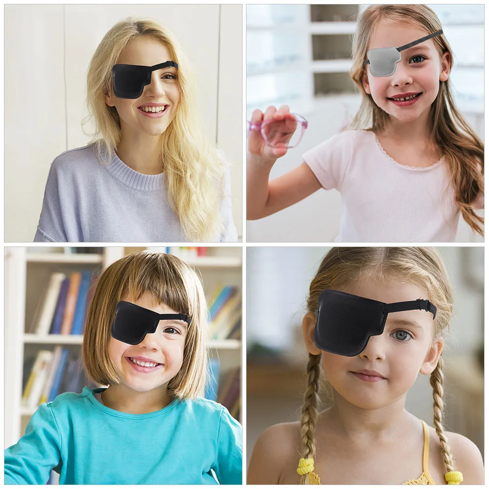 Masque pour les yeux 3D léger et Portable, 3 pièces, pour la Correction de l'amblyopie, entraînement à la Vision, usage quotidien, couverture oculaire résistante à l'usure pour l'extérieur