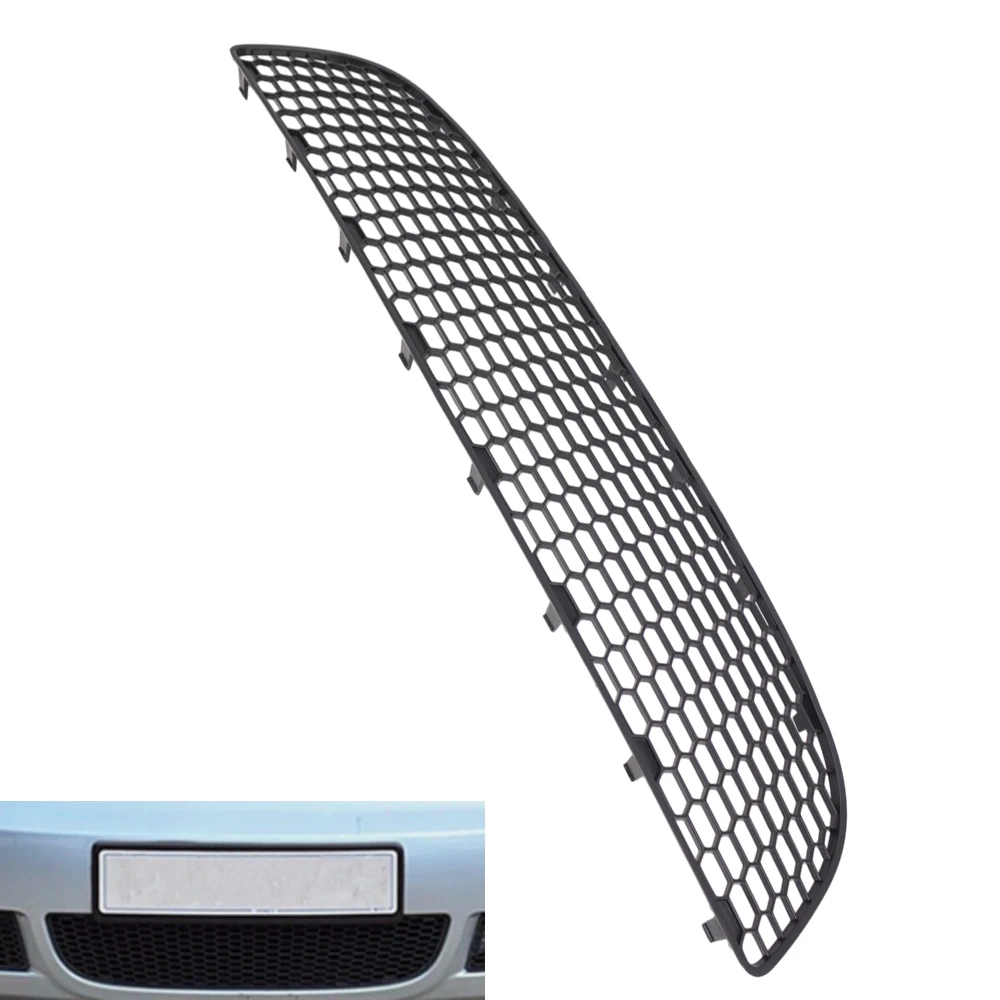 Matt Black Bumper Grille For 2006-2010 VW Beetle Base GLS Honeycomb Bumper Grille Lower 1C0-807-681H 1C0807681H Car Accessories