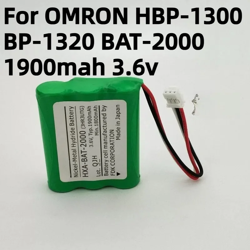 For OMRON HBP-1300 BP-1320 BAT-2000 1900mah 3.6v Electronic Blood Pressure Monitor Battery Pack
