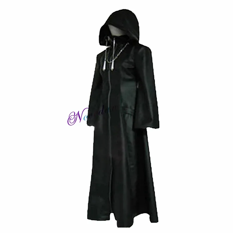 

CyAnime Game Kingdom Hearts 2 Organization XIII Black Coat Robe Halloween Party Cosplay Costume