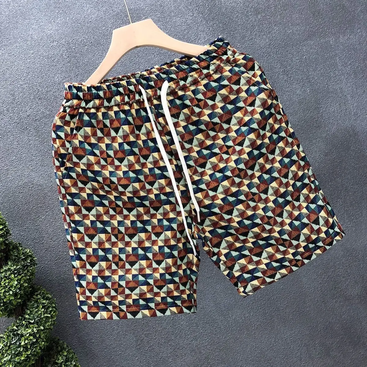 Męskie letnie szorty plażowe Moda Luksusowe szorty codzienne średniej długości