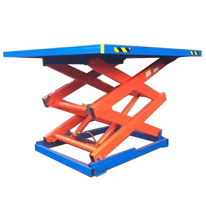 Factory Direct Sales 1 2 3 Ton Fixed Hydraulic Scissor Lift Platforms Hydraulic Electric Fixed Scissor Lift