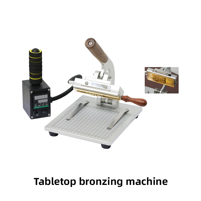 

Manual Leather Goods LOGO Stamping Machine Paper Stamping Brass Printing Wood T-slot Indentation Machine Stamping Machine