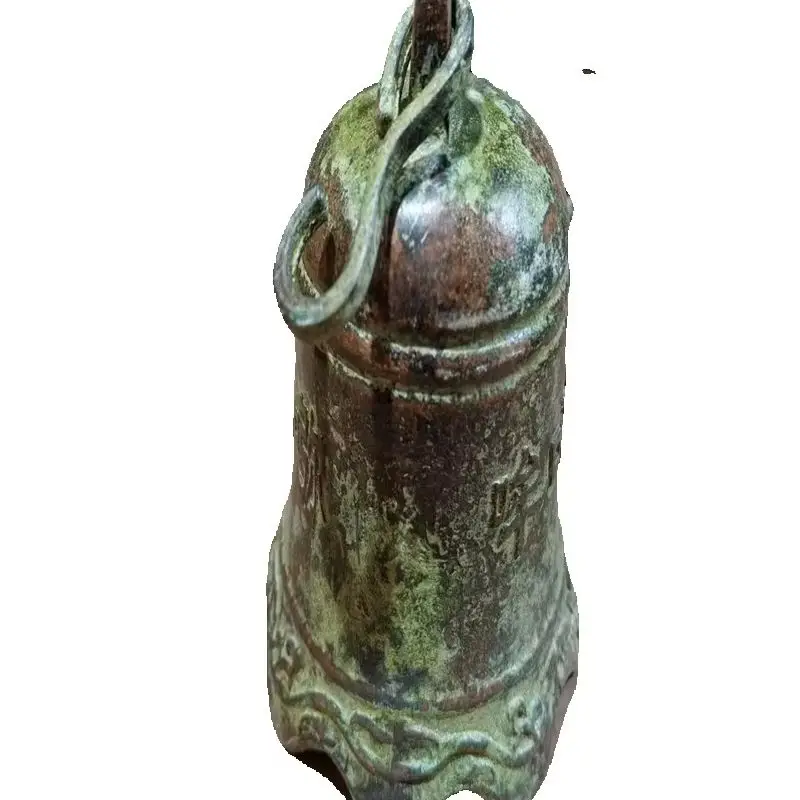 

Chinese Old Bronze, Ringing Bell, carved with ancient Buddhism inscriptions