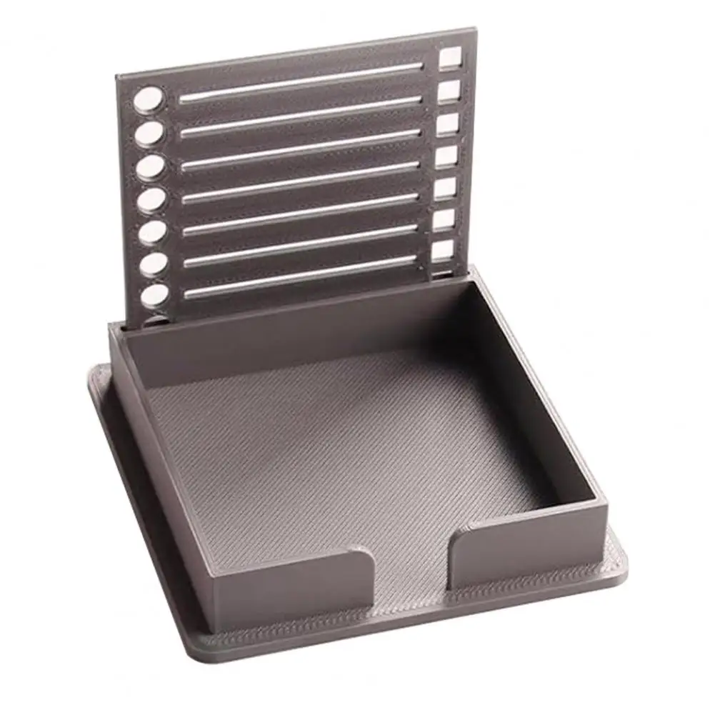 Beginner Notes Pack Waterproof Acrylic Sticky Note Holder with Stencil Dispenser Portable Self-sticky Note Pad for On-the-go