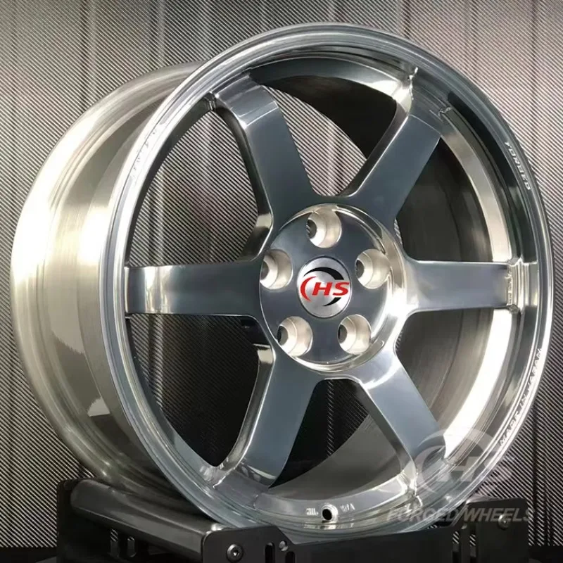 

1-pc Polished Forged Wheels 5x114.3 5x120 5x112 Aluminum Alloy Sport Racing Rims for BMW E46 M3 BRZ Civic Type R FK8 NSX Supra