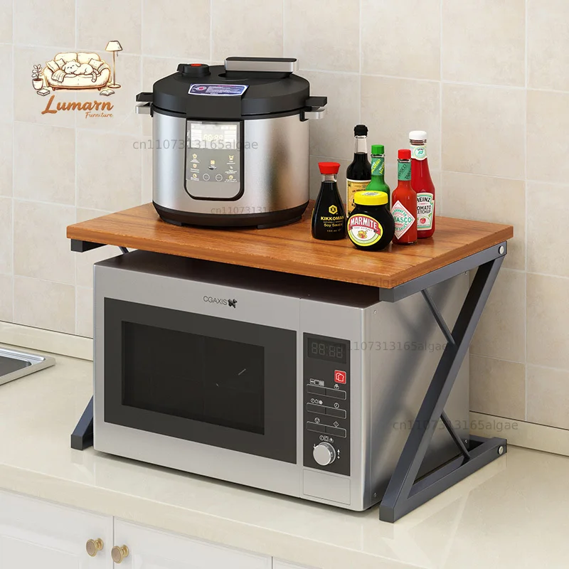 Kitchen Multifunctional Microwave Oven Shelf Countertop Oven Multi-layer Storage Supplies Household Daquan Microwave Oven Shelf
