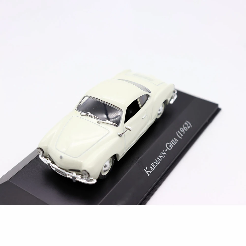 Flawed Spot Goods  1:43 Scale Simulation Alloy Karmann Ghia 1962 Car Model Fan Collection Commemorative Gift Static Ornament