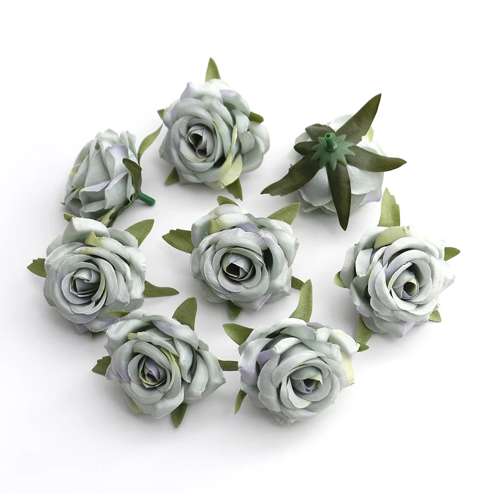 5/10 Stück 5cm Rosen-Seidenblumenköpfe für Party, Heimdekoration, Garten, Simulationsblumen-Zubehör, Geschenk, Hochzeitsdekoration – Detail 11