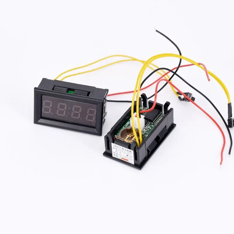 LED DIY Xe Đồng hồ điện tử Ô tô Xe máy Hẹn giờ Màn hình kỹ thuật số LED