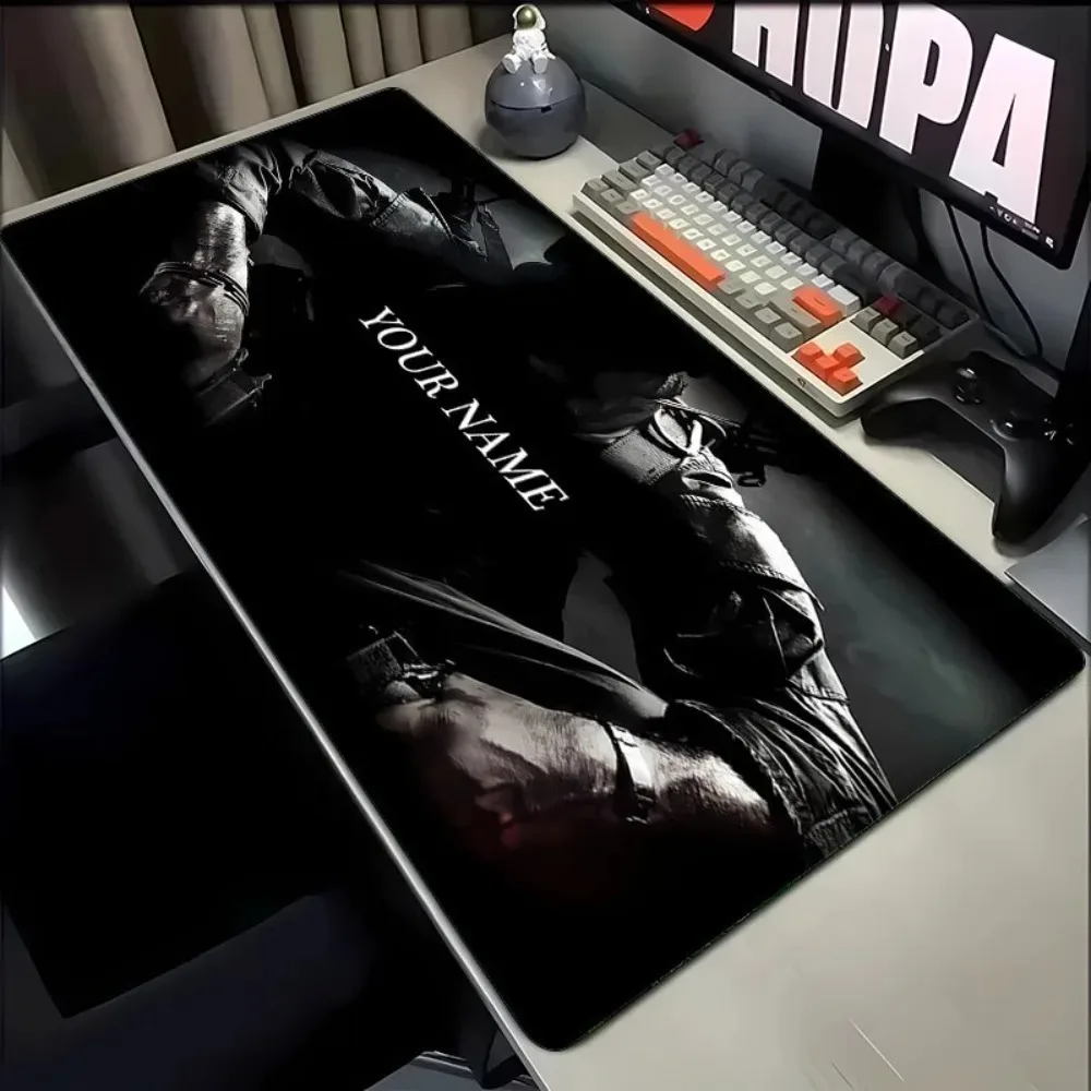 Personalized Desk Mat With Sturdy Anti‑Slip Rubber Base, Customizable Name, Ideal Present for Game, Home and Office