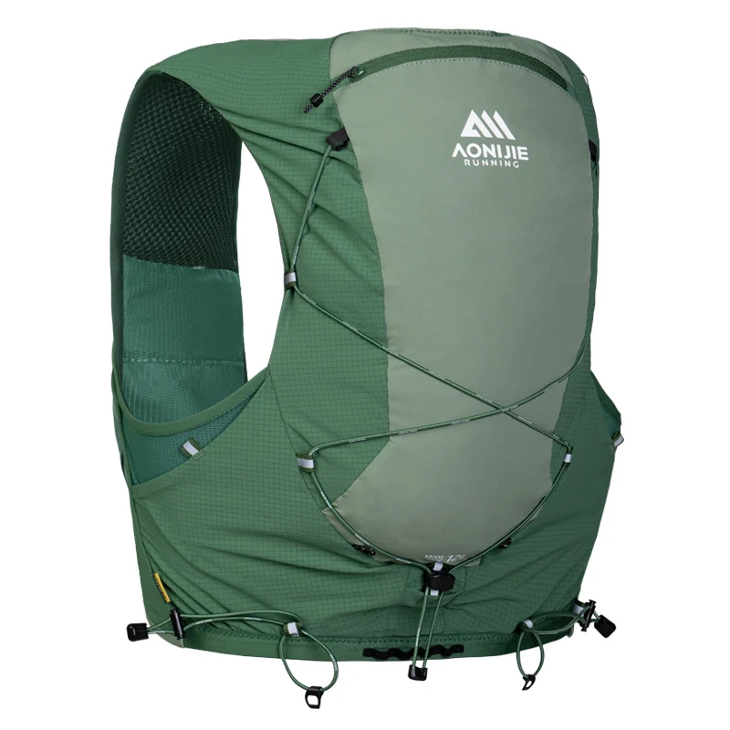 

Aonijie 12L Professional Outdoor Running Hydration Vest Pack Marathon Vest Backpack with 2 Soft Flasks Water Bottles