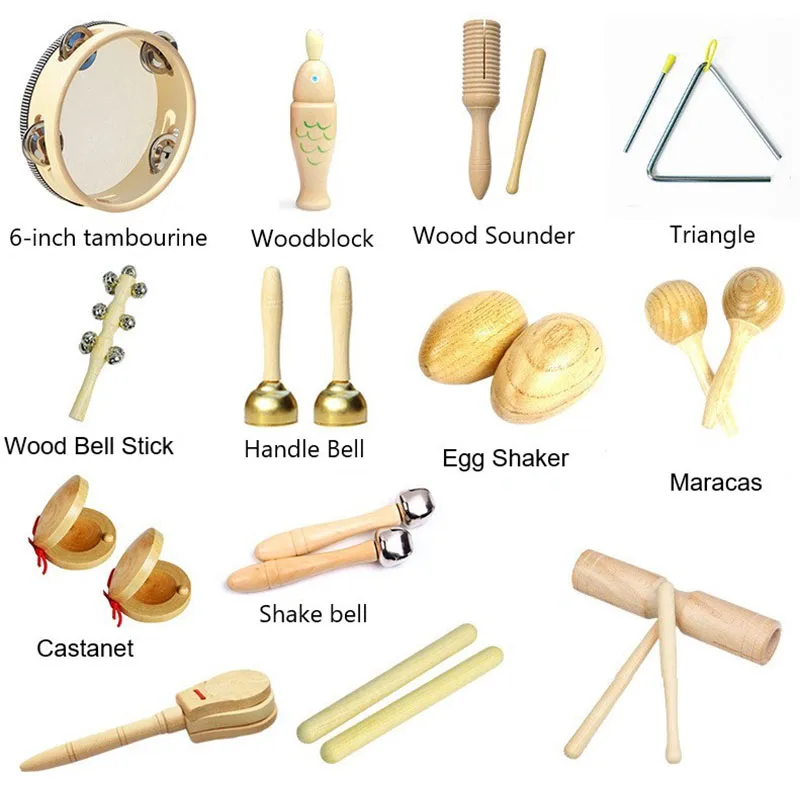 Musical Instruments For Baby Montessori Baby Wooden Toys Child Game Interactive Music Toys Educational Toys For Baby 1 2 3 Years