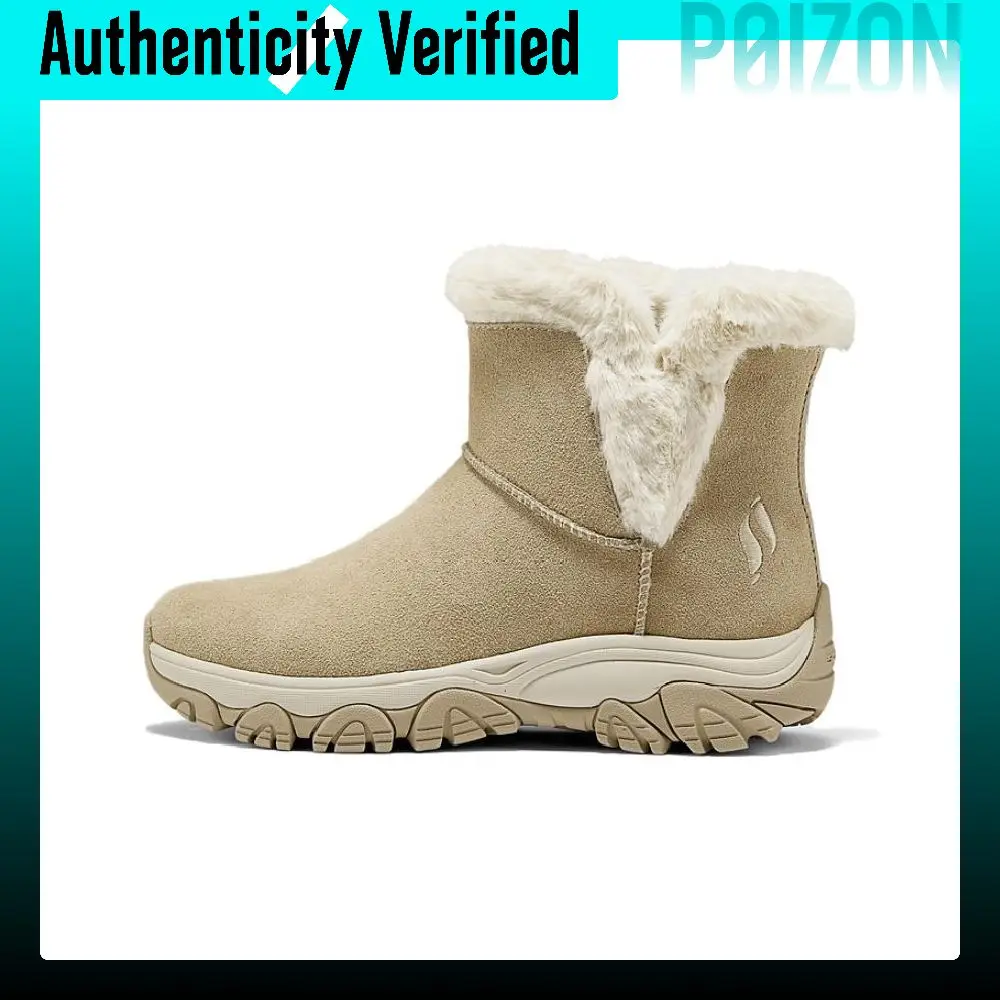Skechers Modern Comfort SUEDE PADDED Comfortable Versatile Fleece Lined Thermal Cold Resistant Platform Coverage Soft 169103-SND