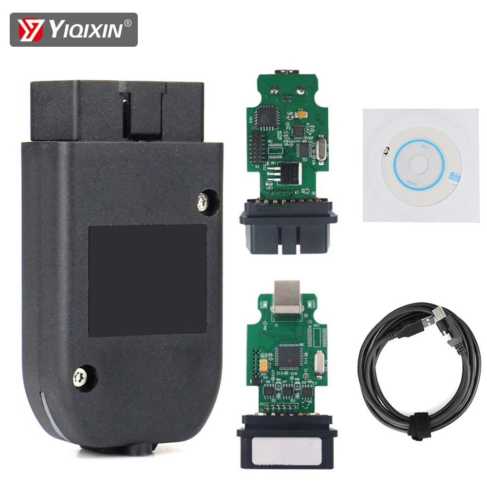 

V25.3 Автомобильный диагностический инструмент для VAG HEX V2 OBD2 Кабельный сканер для VW Audi Skoda Seat Unlimited Vins VCDS VAGCOM Интерфейс Русский