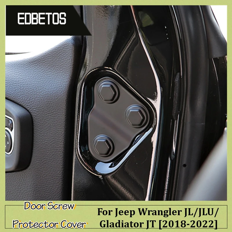 

For Jeep Wrangler JL Side Bolts Cover Screw Protection Cover 2018 2019 2020 2021 2022 Wrangler JL JLU Gladiator JT Accessories