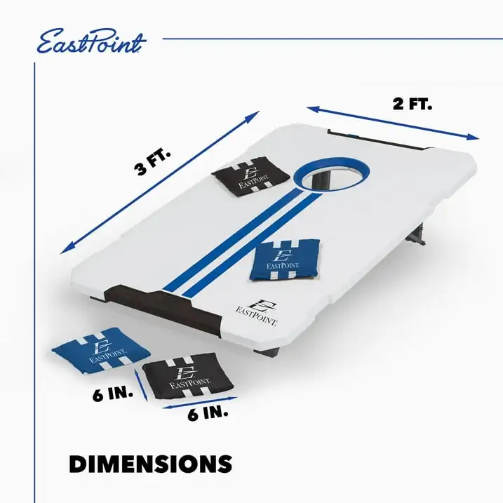 EastPoint Sports All-Weather 2' x 3' Cornhole Bean Bag Toss Outdoor Game