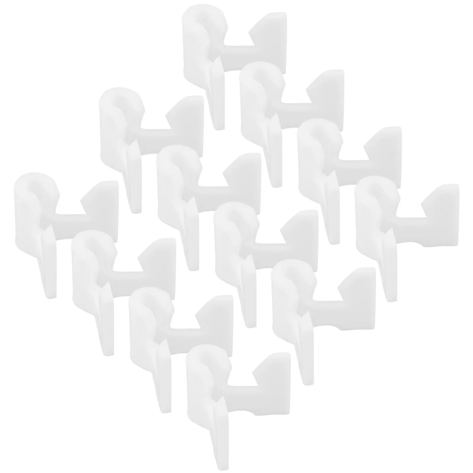 40Pcs Storage Cabinet Buckle Organizer DIY Pipe Brackets for Shoe Rack Wardrobe Connector Replacement Parts Wire Shelving