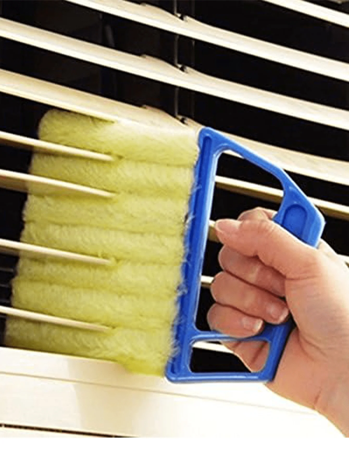 Limpiador veneciano para persianas, con diseño de mango moderno, adecuado para cortinas de ventana, ventiladores de aire acondicionado y eliminación de polvo, 1 ud.