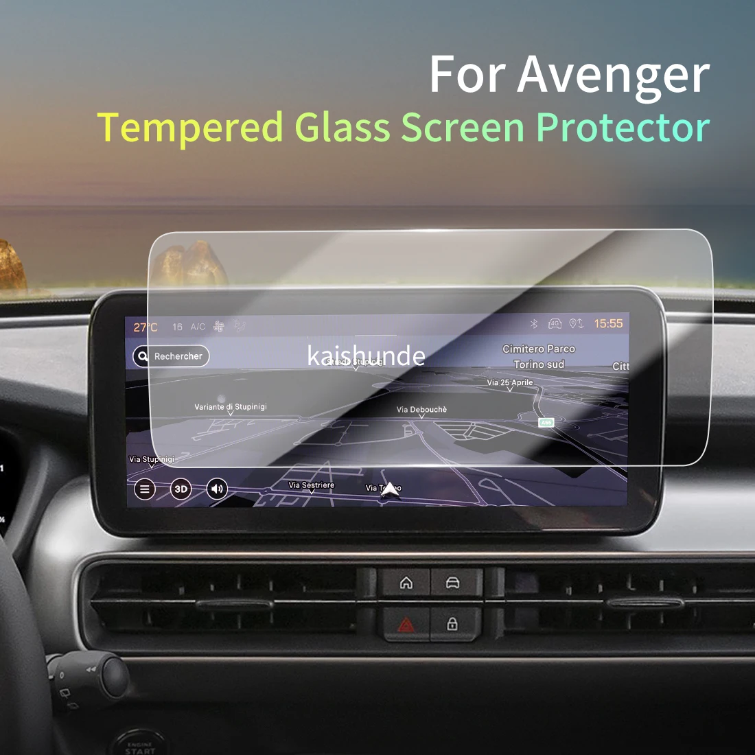 

Car Stickers Meters Protector For24 JEEP Avenger Tempered Glass Protective Film Display Navigation Vehicle