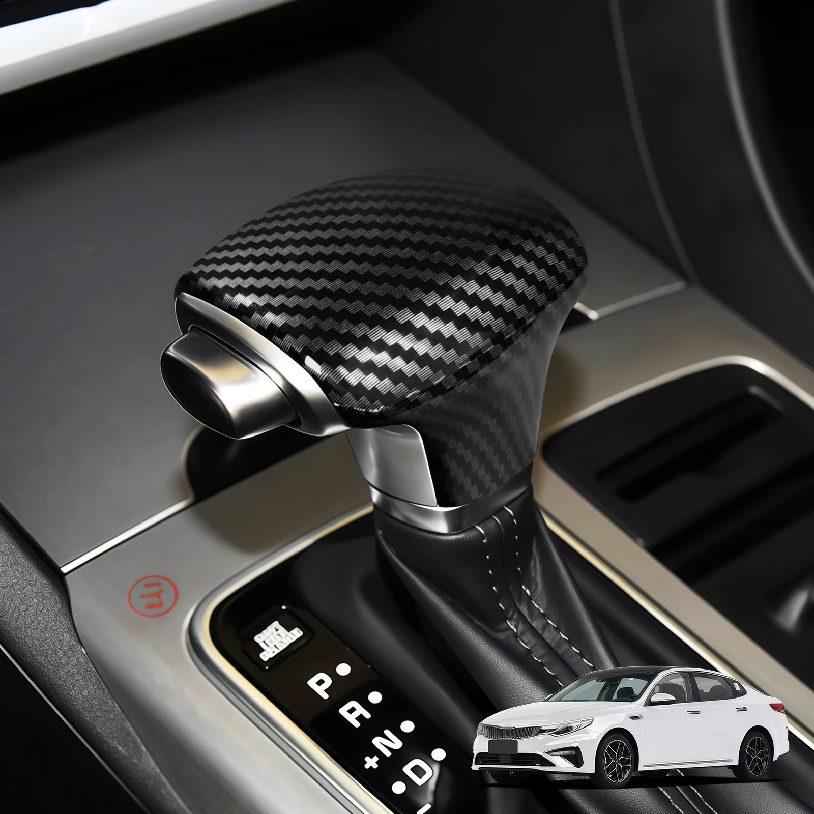 For Kia Cadenza K5 K7 2017-2019 Gear Shift Head Cover Console Trim Car Interior Styling Accessories