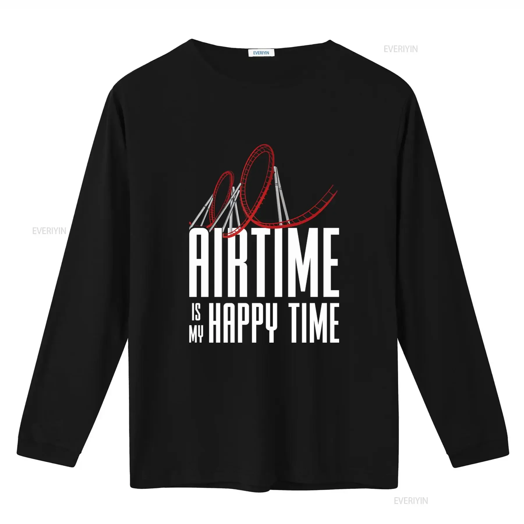 Thrilling Roller Coaster T Shirt Amusement Park Theme Airtime Is My Happy Time Perfect for Adventure Lovers vintage Washed
