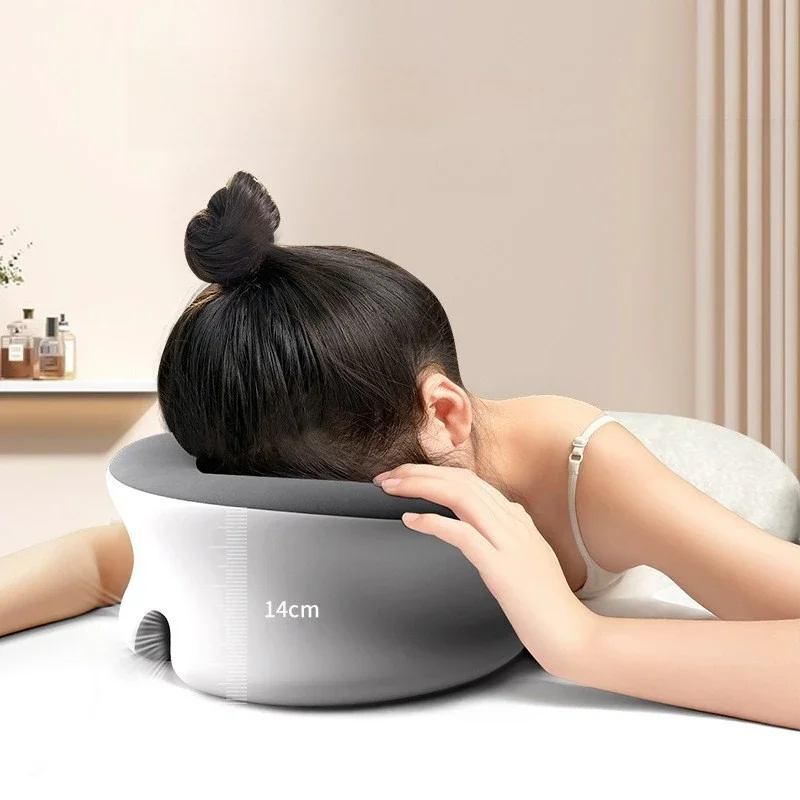 Massage Beauty Bed Hole Height Increasing Pad Comfortable Breathable Skin Friendly Pillow Prone Rest Facial Support Cushion