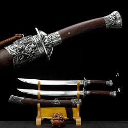 Chinese Wushu Swords Kungfu Props High Manganese Steel Dragon And Tiger Sword