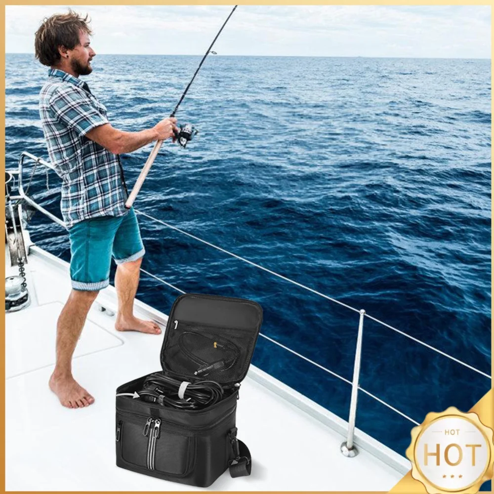Carrying Case for Ef Ecoflow River 2 Storage Case Travel Carrying Bag Travel Storage Bag Waterproof with Shoulder Strap & Handle