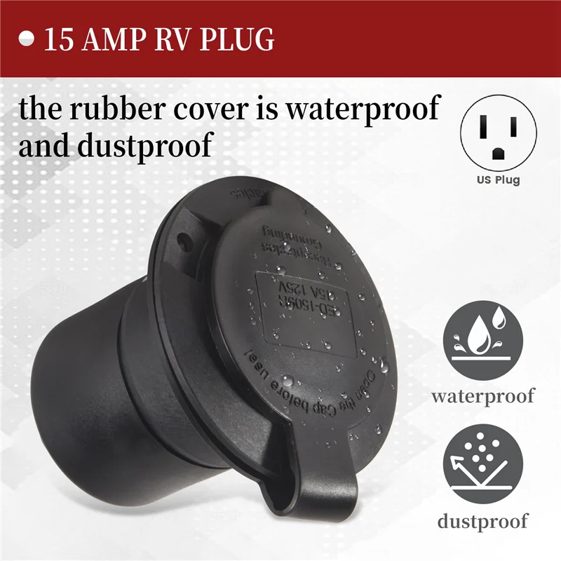 b-est-15-amp-flangeada-shore-tomada-125-volts-nema-5-15r-receptaculo-2-polos-3-fios-soquete-para-lamina-reta-plugue-americano