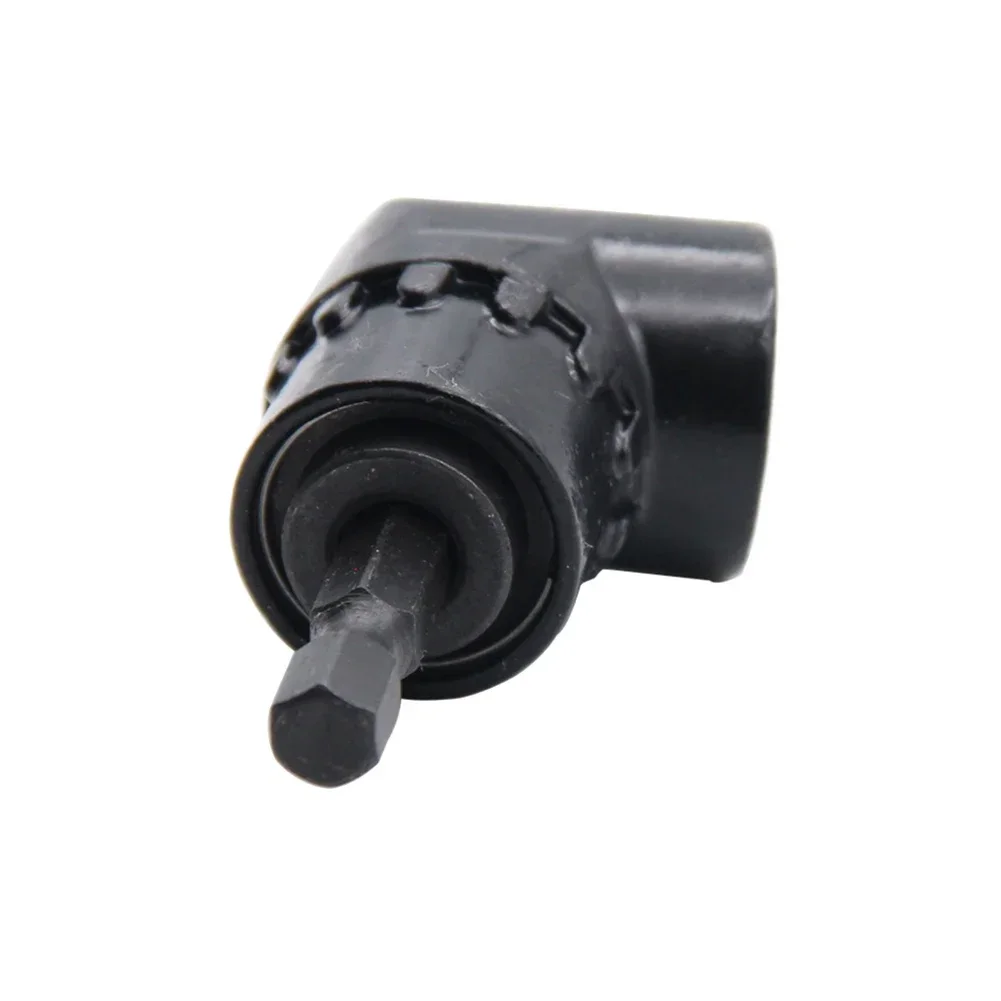 Convenient Right Angle Drill Adapter Attachment, Reliable and Easy to Use, Connects to Standard Hex Screwdriver