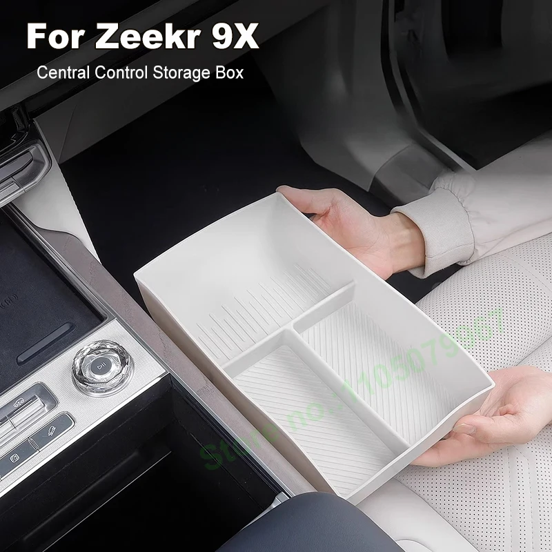 

Suitable for Zeekr 9X Car Central Control Storage Box Silicone Pad Partition Interior Accessories